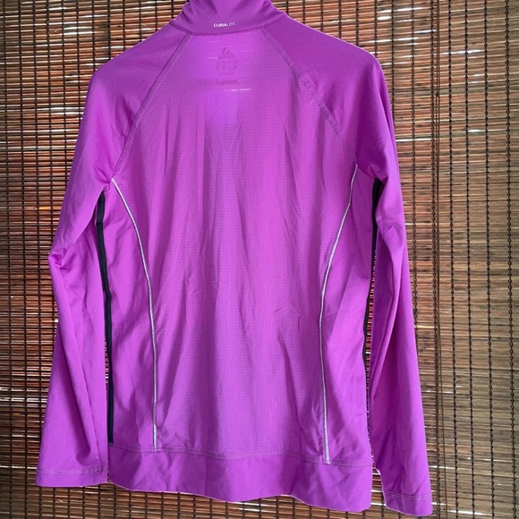 Adidas Purple Full Zip Athletic Pocket Jacket - Picture 2 of 4